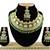 Green designer function wear ad necklace set