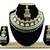 Green designer function wear ad necklace set
