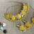 Yellow designer function wear ad necklace set