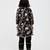 Black floral printed chanderi kurta set