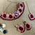 Red designer function wear ad necklace set