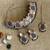 Grey designer function wear ad necklace set