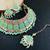 Green designer function wear ad necklace set