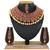 Pink designer function wear ad necklace set