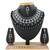 Black designer function wear ad necklace set