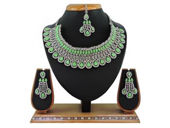 Multicolor designer function wear ad necklace set 1