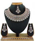 Multicolor designer function wear ad necklace set