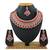 Red designer function wear ad necklace set