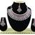 Purple designer function wear ad necklace set
