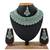 Green designer function wear ad necklace set
