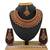 Red designer function wear ad necklace set