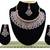 Purple designer function wear ad necklace set