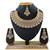 Orange designer function wear ad necklace set