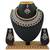 Blue designer function wear ad necklace set