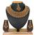 Gold designer function wear ad necklace set