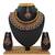 Blue designer function wear ad necklace set