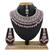 Pink designer function wear ad necklace set