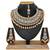 Orange designer function wear ad necklace set