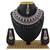 Blue designer function wear ad necklace set