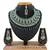 Green designer function wear ad necklace set