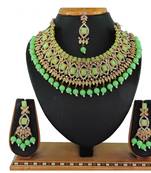 Multicolor designer function wear ad necklace set