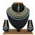 Turquoise designer function wear ad necklace set