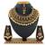 Black designer function wear ad necklace set
