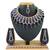 Blue designer function wear ad necklace set
