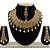 Gold designer function wear ad necklace set