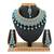 Turquoise designer function wear ad necklace set