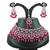 Red designer function wear ad necklace set