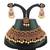 Pink designer function wear ad necklace set