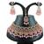 Pink designer function wear ad necklace set
