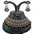 Black designer function wear ad necklace set