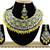 Yellow designer function wear ad necklace set