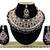 Black designer function wear ad necklace set