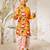Boy's mustard muslin kurta dhoti set - traditional krishna festival dress janmashtami ethnic wear (size 22-30)