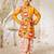 Boy's mustard muslin kurta dhoti set - traditional krishna festival dress janmashtami ethnic wear (size 22-30)