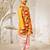 Boy's mustard muslin kurta dhoti set - traditional krishna festival dress janmashtami ethnic wear (size 22-30)