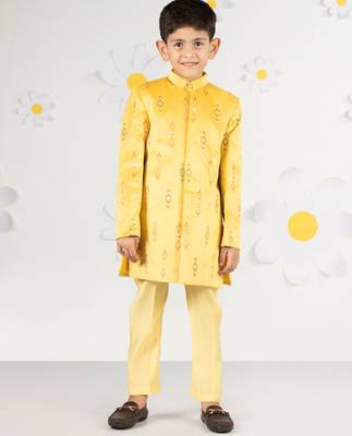  mustard velvet indowestern set 2