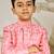 Boy's silk blend jodhpuri - pink raksha bandhan traditional ethnic wear with mirror work (ages 2-12)