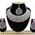 Pink designer function wear ad necklace set