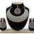 Orange designer function wear ad necklace set