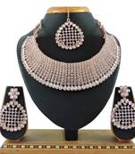 Multicolor designer function wear ad necklace set