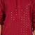 Boy's maroon sequin chikankari kurta pyjama set - diwali 2025 royal wedding premium festive ethnic size 20-36