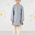 Boy's aqua silk blend kurta pyjama set - sequin embroidery festive ethnic wear (size 22-30)