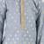 Boy's aqua silk blend kurta pyjama set - sequin embroidery festive ethnic wear (size 22-30)