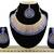 Blue designer function wear ad necklace set