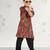 Boy's black kurta pyjama set - paisley print crepe summer ethnic wear casual collection