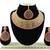 Red designer function wear ad necklace set